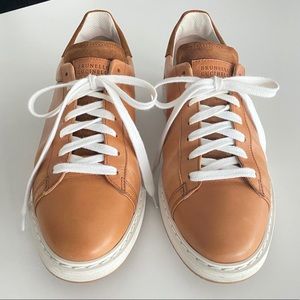 Men’s Brunello Cucinelli Leather Sneakers Size 45